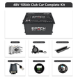 Epoch Batteries 72V 105Ah LiFePO4 Golf Cart Battery Complete Kit