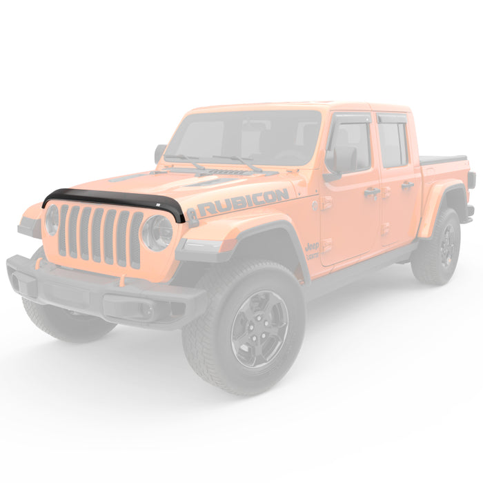 Protection de capot EGR Superguard pour Jeep Wrangler 2018+ / Gladiator 2020+ - Fumée foncée (305251)