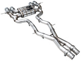 Échappement AWE Tuning 23-24 BMW G87 M2 SwitchPath Edition - Embouts chromés argentés