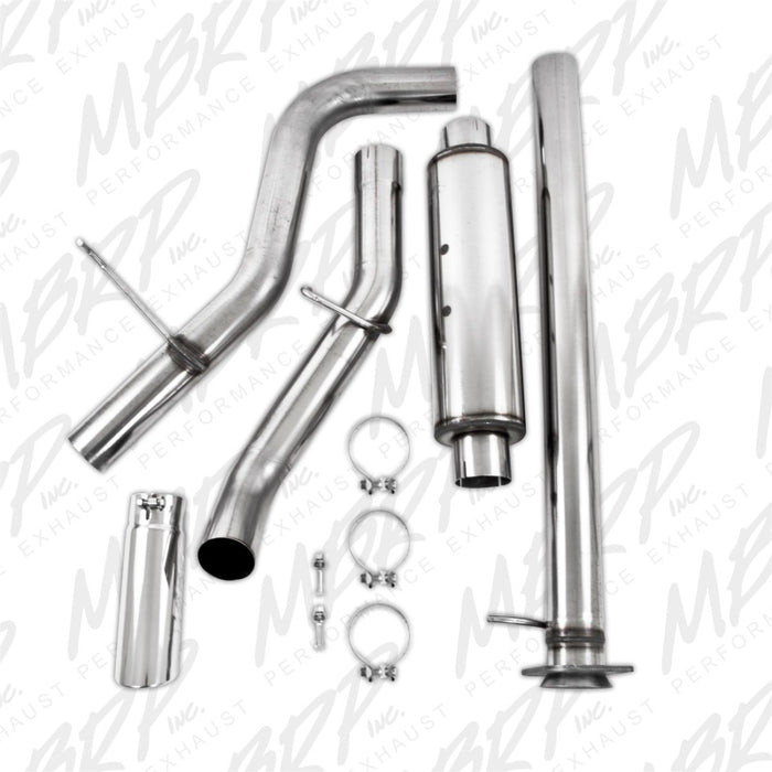 MBRP 11-19 Chevy/GMC 2500HD PU 6.0L V8 Sortie latérale unique T409 Cat Back Perf Exhaust