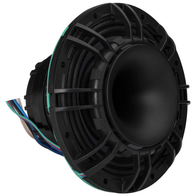 Kicker KMXL65 | 6.5" KMXL Horn RGB-LED Marine Coaxial Speakers 4-Ohm (Pair) Kicker