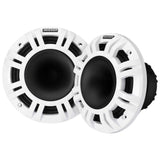 Kicker KMXL65 | 6.5" KMXL Horn RGB-LED Marine Coaxial Speakers 4-Ohm (Pair) Kicker
