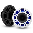 Kicker KMXL8 | 8" KMXL Horn RGB LED Marine Coaxial Speakers 4-Ohm (Pair) Kicker