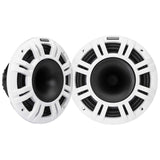 Kicker KMXL8 | 8" KMXL Horn RGB LED Marine Coaxial Speakers 4-Ohm (Pair) Kicker