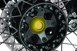 Kuryakyn Lodestar Rear Axle Sliders-BMW-Gold
