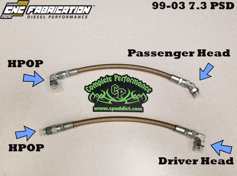 98.5-03 CNC Fab 7.3L HPOP Line Kit
