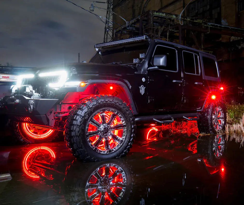 ORACLE LIGHTING LED ILLUMINATED WHEEL RINGS - COLORSHIFT oracle