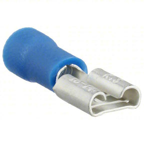 16-14 AWG 4.8MM (FEMALE) Blue Spade Wire Connector TekShack