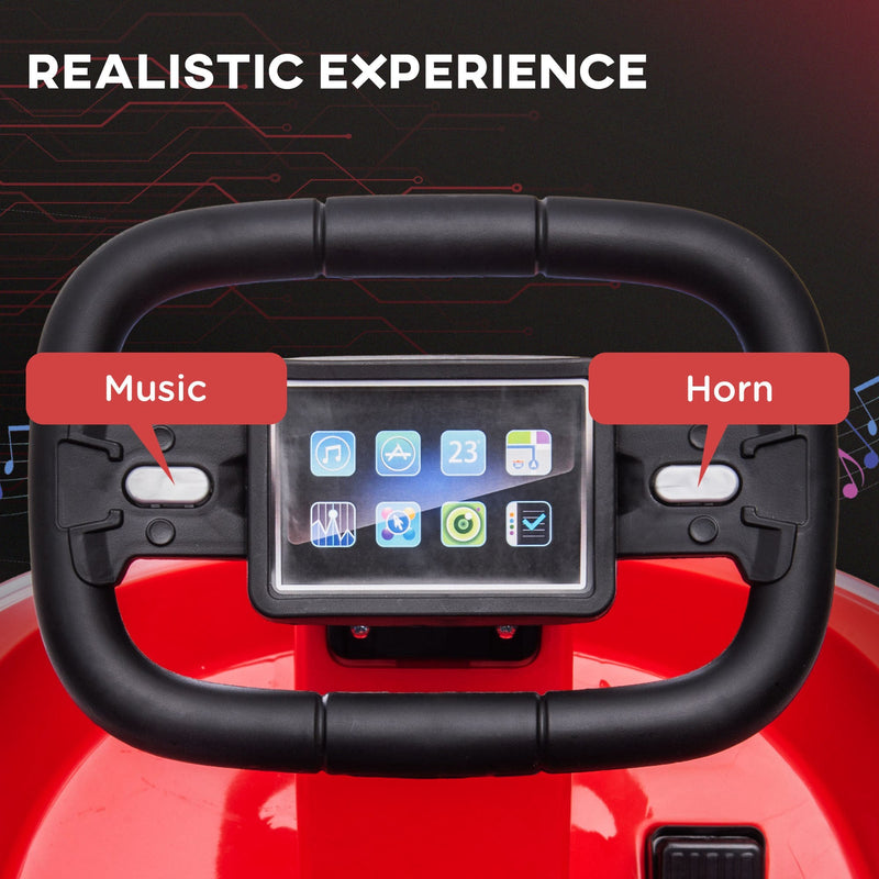 360° Rotating Electric Bumper Car for Kids - Fun Ride On Toy with 6V Battery