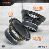 PRV - 4MR60-4 ALTA GAMA CAR AUDIO