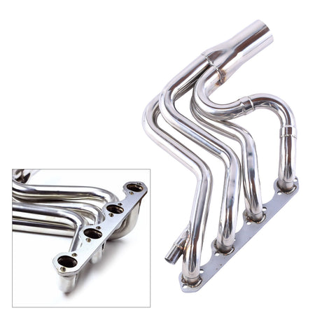 TruckTok 1987-1996 5.8L Ford V8 Long Tube Header & EGR Block Off delete Kit w/Simulator TruckTok