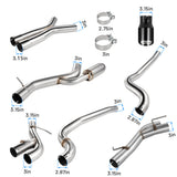 2016-2024 Chevy Camaro SS/ZL 1 6.2L Catback Exhaust 3" Dual Flashark