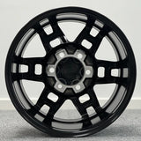 Toyota TRD Style Wheel 17x7.5" Auto Rim 1pc Matte Black