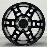 Toyota TRD Style Wheels 17" x 9 Matt Black Rims 1pcs