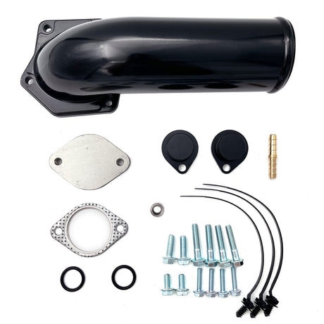 TruckTok 2008-2010 6.4L Ford Powerstroke 4inch Cat DPF Delete Pipe EGR Delete Kit TruckTok