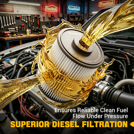 Trucktok 2019-2024 6.7L Dodge Ram Fuel Water Separator Filter Replaces 68436631AA TruckTok