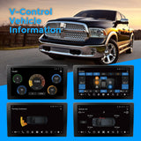 VISION 9” Custom-Fit Car Stereo for Dodge Ram Manual AC 2013-2018