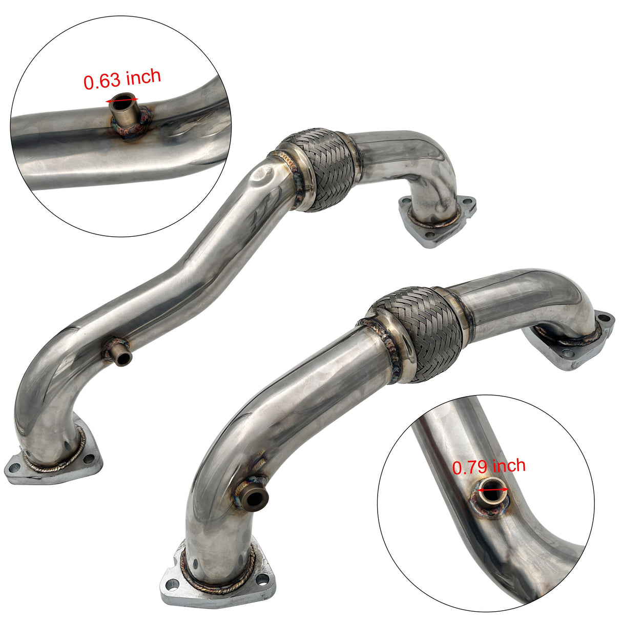 2008-2010 6.4L Ford Powerstroke 4" DPF/DEF/EGR Delete All-in-One Kit TruckTok