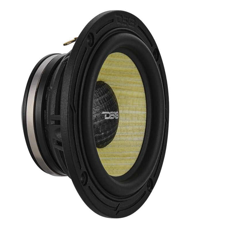 DXQ 6.5" 3-Way Component Speaker Set with Neodymium Magnet and Yellow Straw + Composite Foam Cone | | 180W RMS 4-Ohm