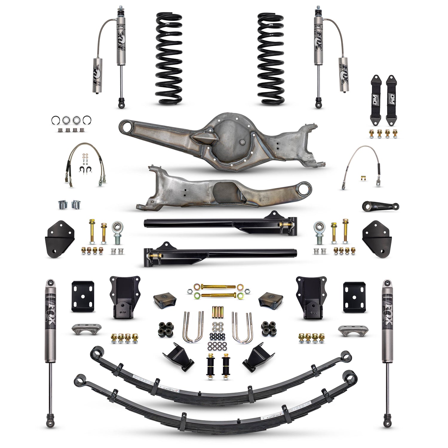 Desolate Motorsports Complete Mid Travel 4" Lift - 1980-1996 Ford F150/Bronco Desolate Motorsports