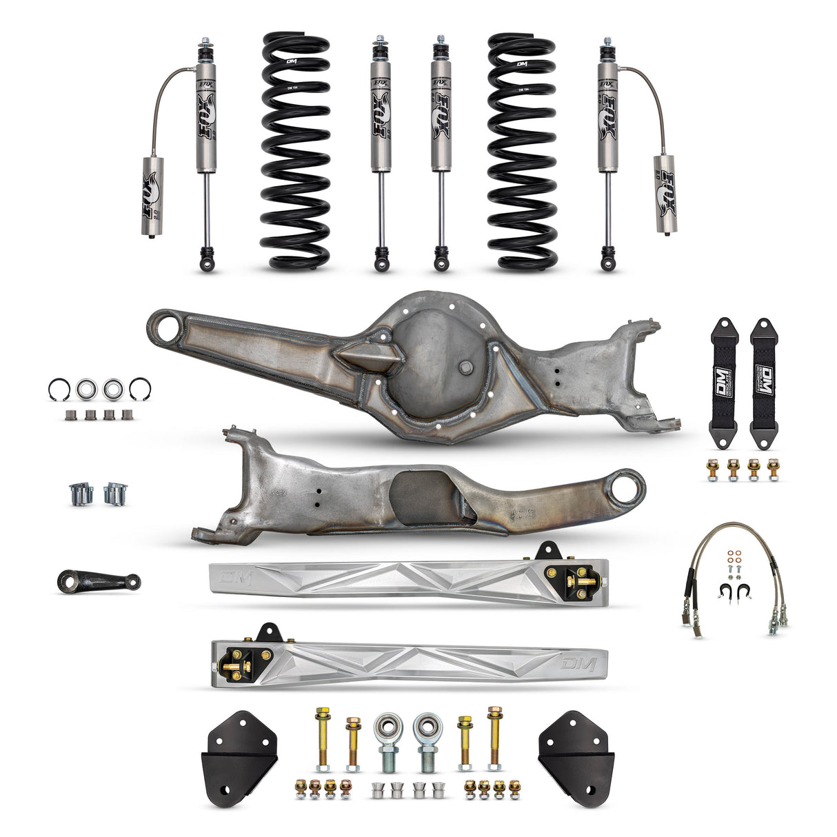 Desolate Motorsports Front 4" Mid Travel Lift Kit  (Bolt-on) - 1980-1996 Ford F150/Bronco Desolate Motorsports