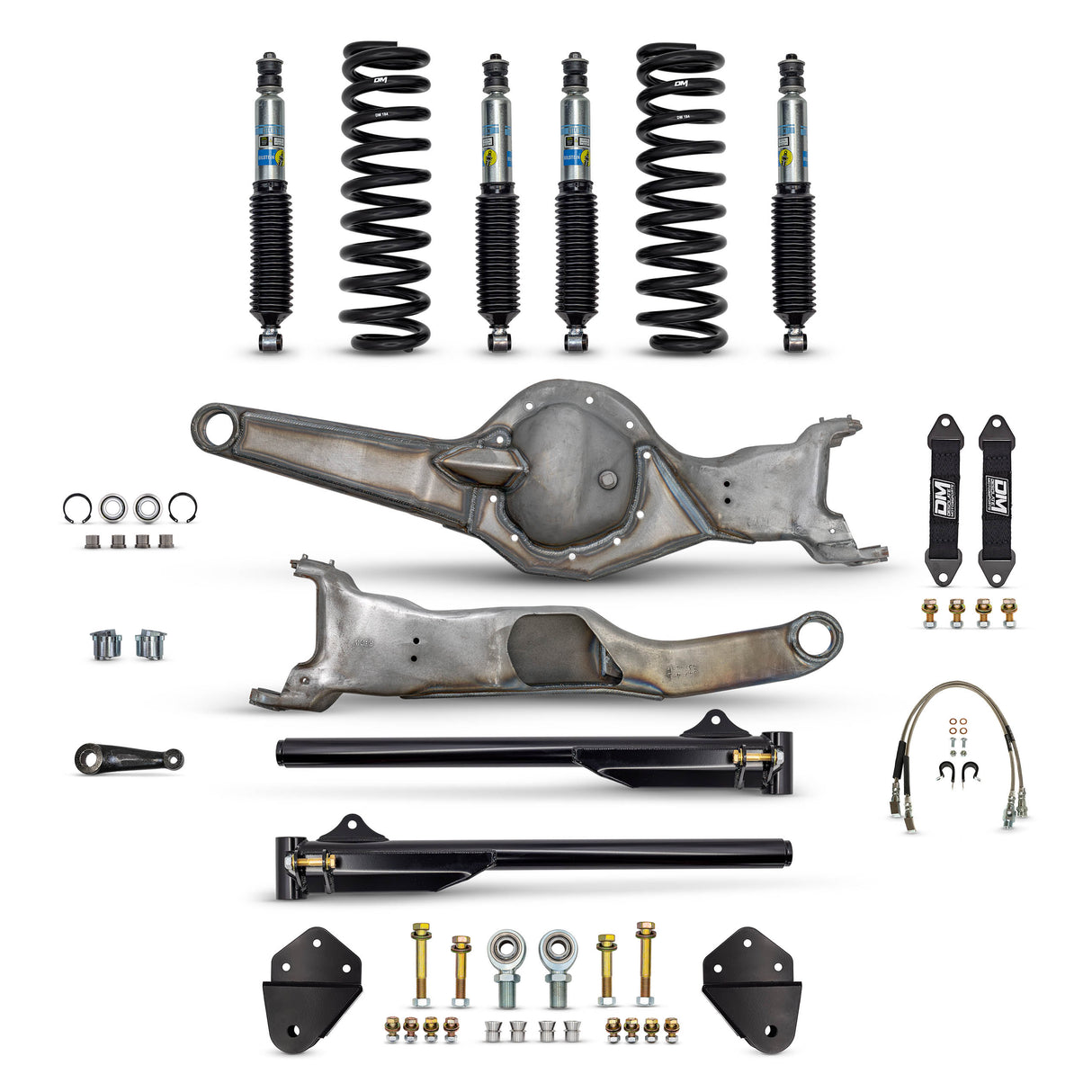 Desolate Motorsports Front 4" Mid Travel Lift Kit  (Bolt-on) - 1980-1996 Ford F150/Bronco Desolate Motorsports