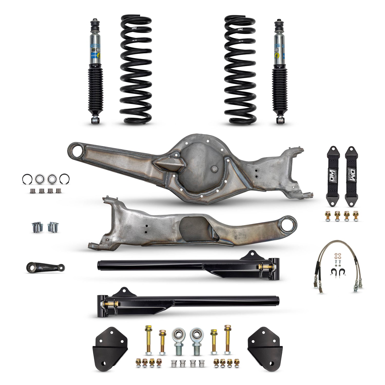 Desolate Motorsports Front 4" Mid Travel Lift Kit  (Bolt-on) - 1980-1996 Ford F150/Bronco Desolate Motorsports