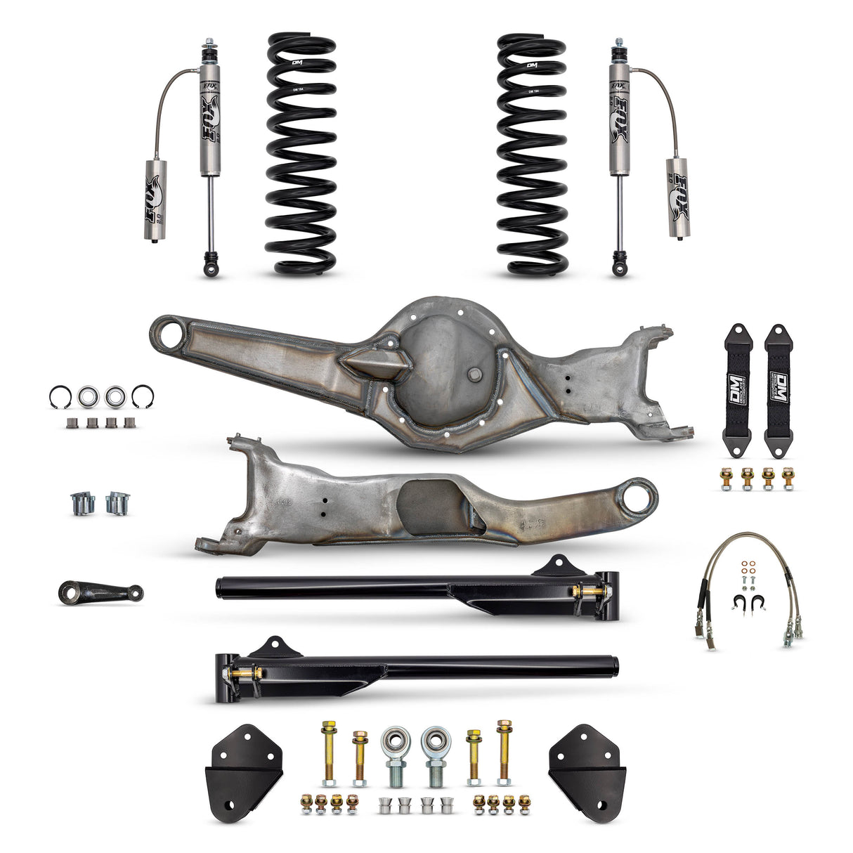 Desolate Motorsports Front 4" Mid Travel Lift Kit  (Bolt-on) - 1980-1996 Ford F150/Bronco Desolate Motorsports