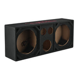 Dual 12” + Dual 4” Tweeter + 2” Driver Ported Voceteo Empty Enclosure | Speakon-Ready