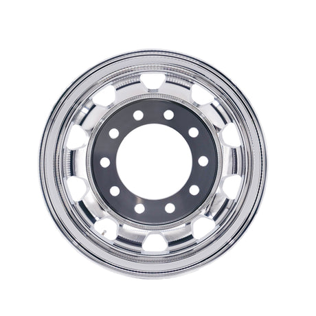 22.5 x 8.25 Kenworth Stylized 2pcs Truck Wheels Forged Aluminum Rims Both-Side Polished Mirror 10 Holes