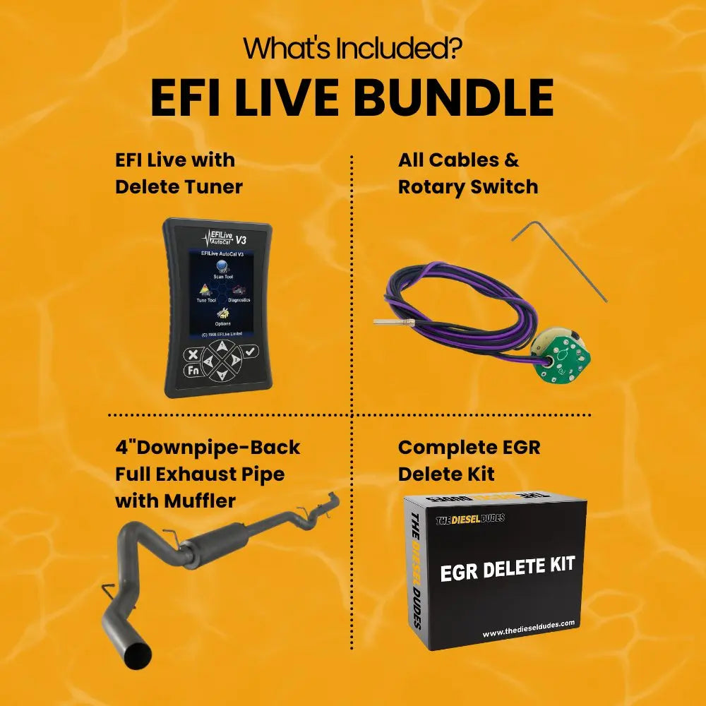 GM/Chevy Duramax 6.6L LLY Full Delete Bundle | 2004-2005 thedieseldudes