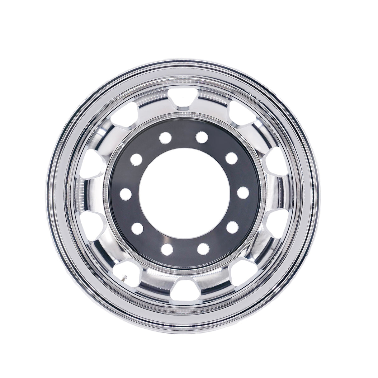 22.5 x 8.25 Kenworth Stylized Truck Wheels Forged Aluminum Rims Both-Side Polished Mirror 10 Holes