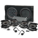 Kicker Plug and Play Full System 5-Channel, Speakers, Sub Bundle | '07- '18 Jeep JK Wrangler