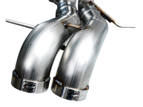 AWE Tuning 22-24 Ford Bronco Raptor 4WD Dual BashGuards Cat-Back SwitchPath Exhaust (sans embouts)