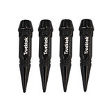 Trucktok 4pcs Aluminum Spike Bullet Valve Stem Caps Cover Wheel Tire Air Cap TruckTok