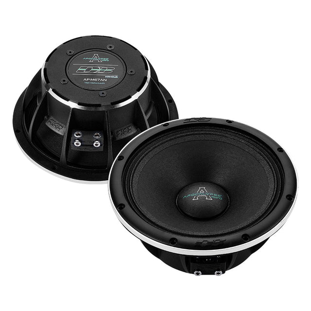 Deaf Bonce Apocalypse AP-M67AN 6.5" 300W RMS Arnold Neo Midrange Speakers (Pair) Deaf Bonce
