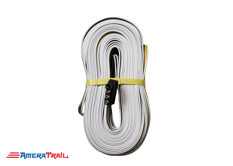 4 Way Trailer Harness w/ 40' Lead, DUAL GROUND -Optronics