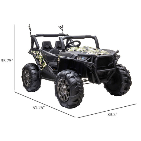 4WD Kids Truck with Parental Remote Control and Powerful Quad Motors