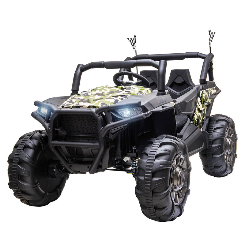 4WD Kids Truck with Parental Remote Control and Powerful Quad Motors