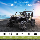4WD Kids Truck with Parental Remote Control and Powerful Quad Motors