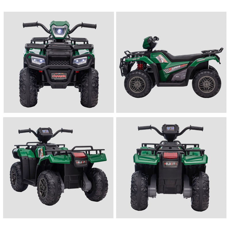 12V Kids ATV with Music, Headlights, and Forward/Backward Function - A Fun Ride for Young Adventurers!
