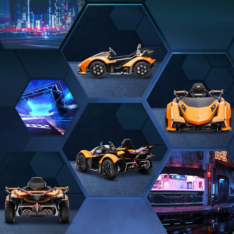 12V Lamborghini Kids Ride-On Sports Car with Remote Control