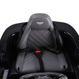 Licensed 12V Bentley Ride On Car for Kids with Parent Remote Control - Black