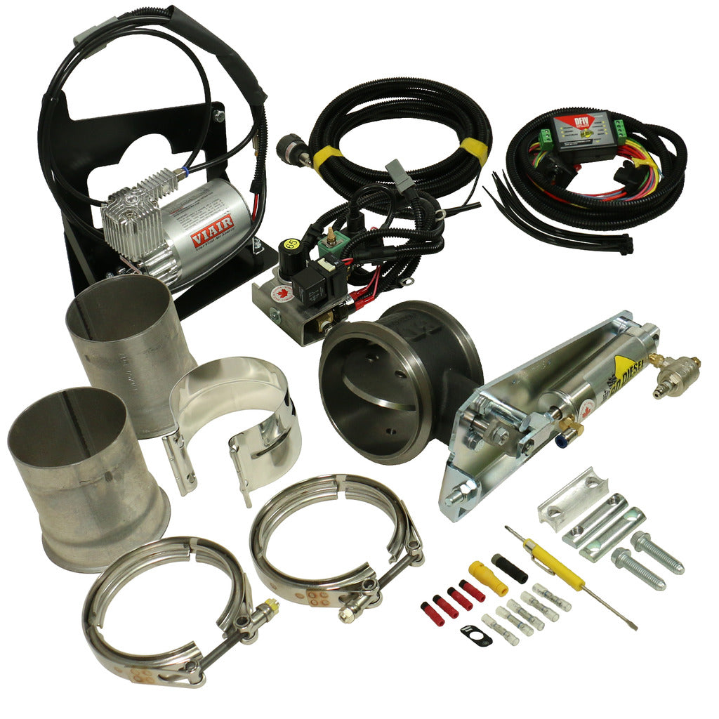 EXHAUST BRAKE (REMOTE) c/w AIR COMPRESSOR  DODGE 5.9L CUMMINS 2003-2005