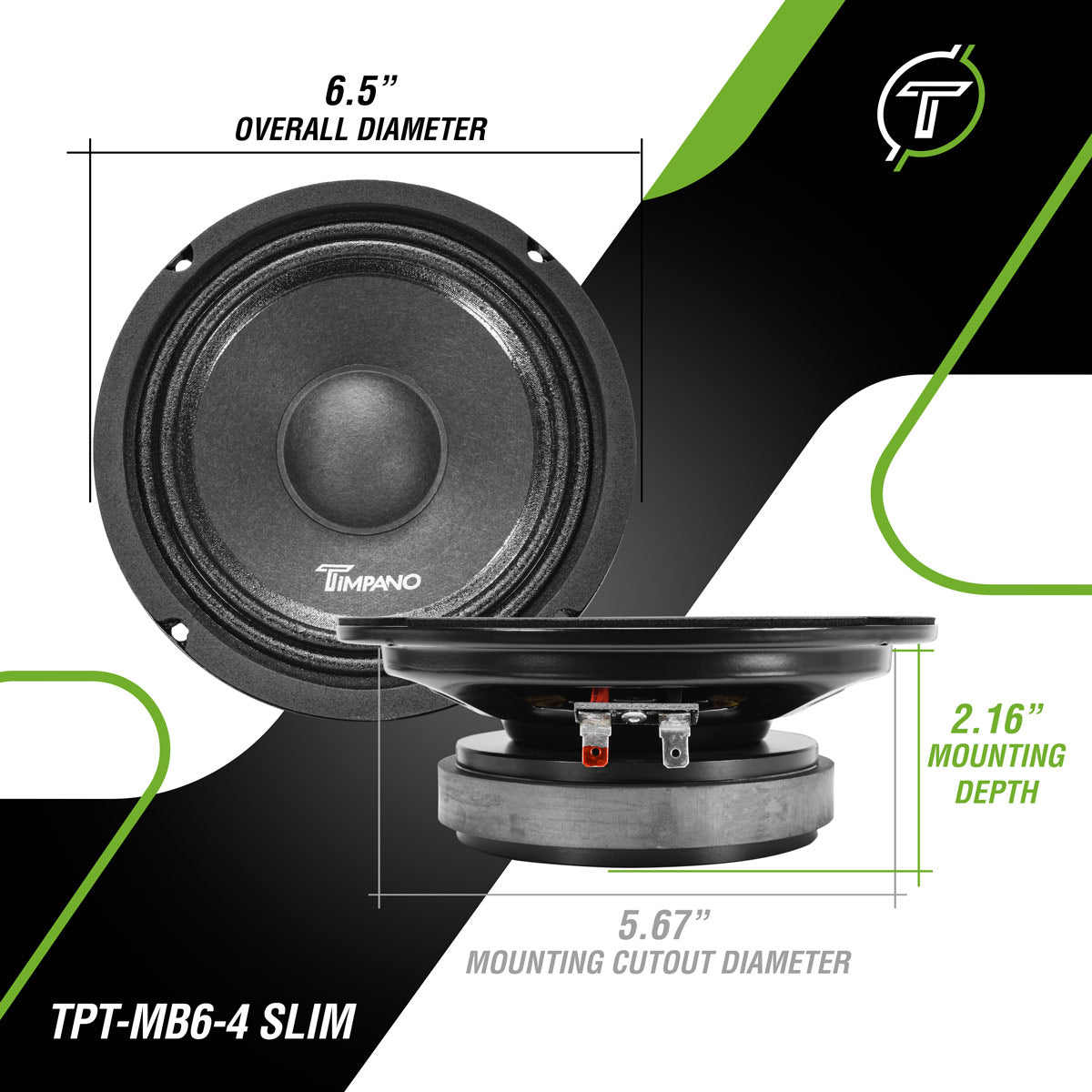 500 Watts Car Stereo Bundle Timpano Audio