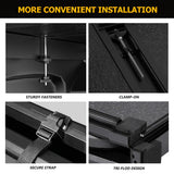 Trucktok 2015-2025 Ford F150 5.5FT Hard Tri-Fold Tonneau Cover Truck Bed Pickup TruckTok
