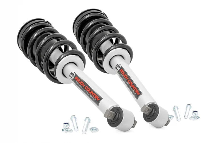 Rough Country Loaded Strut Pair 6 Inch | Chevy Silverado 1500 2WD/4WD (2019-2025 & Classic)