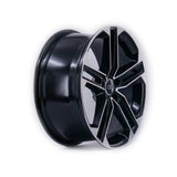 18 x 8.0 5x112 Black Machine Face 1 pc Wheels For Audi Mercedes