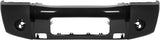 Black Front Bumper Assembly with End Cap and Molding