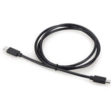 USB-C to Micro USB Cable, 3ft Black Data Transfer & Charging Cord TekShack